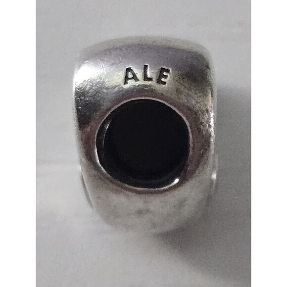 Pandora ALE Daughter's Love Heart Charm Sterling Silver 925 Pink Stone - Picture 2 of 4